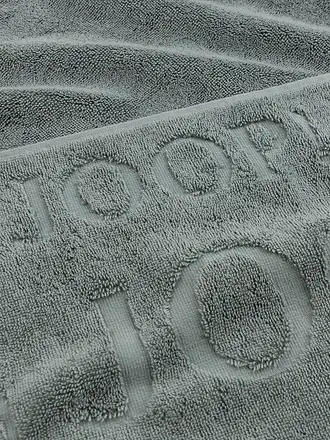 JOOP | Drap de douche 80x150cm STUDIO REPEAT Platine | dunkelgrün